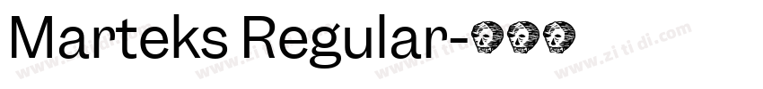 Marteks Regular字体转换